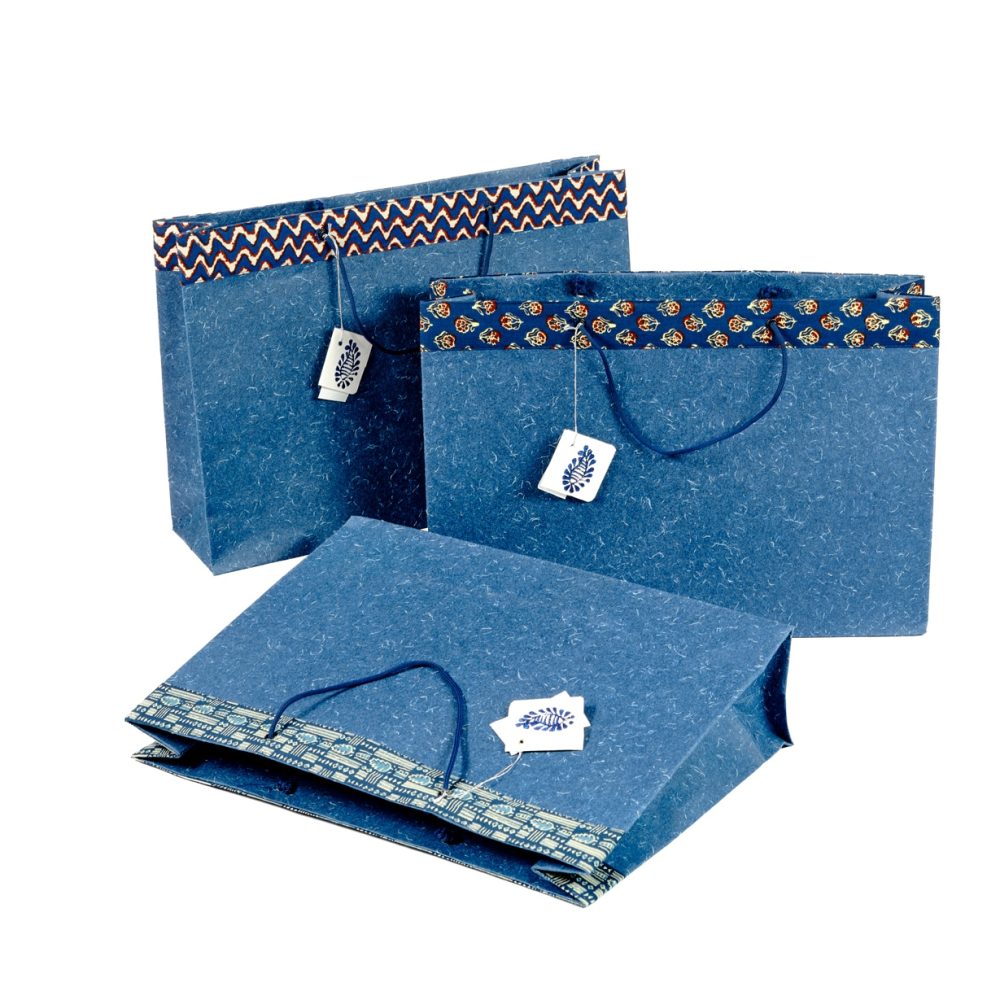 Denim Handmade Paper Gift Bags