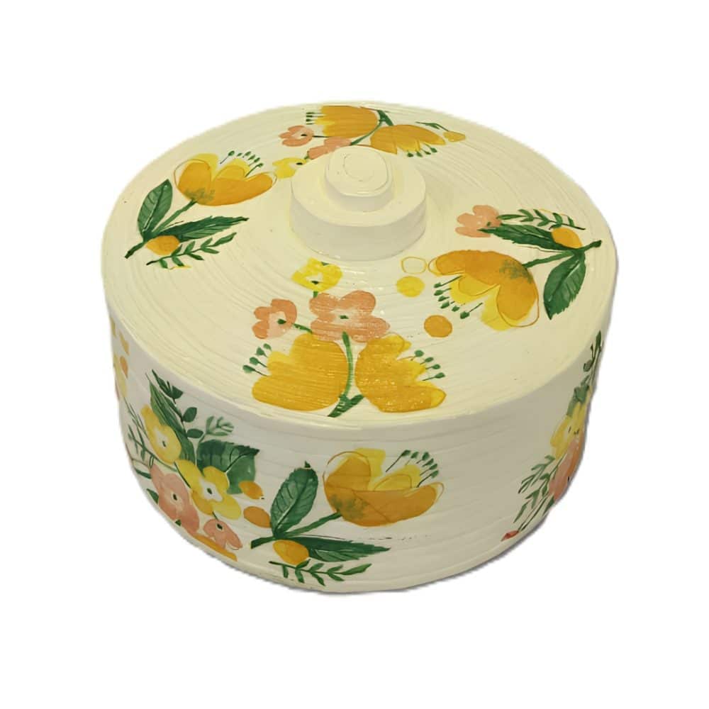 Basket with Lid (Cream)